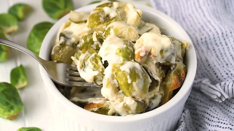 Brussels Sprouts au Gratin
