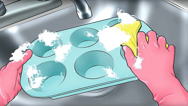 Grease-Removing-Dish-Soap-with-Silicone-Baking-Mats