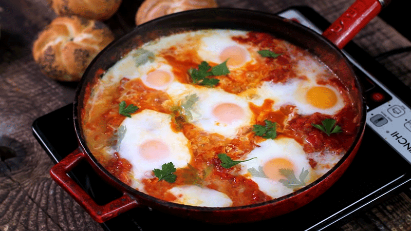 Baked Eggs By Toaster oven