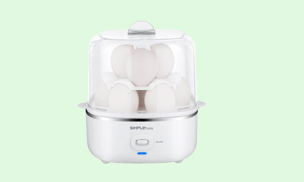 SimpleTaste Large Steamer Automatic Egg Cooker - best egg cooker for beginners