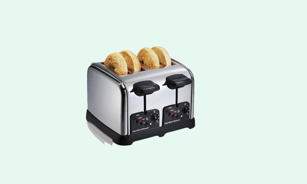 Best Classic Chrome 4 Slice Extra Wide Slot Toaster